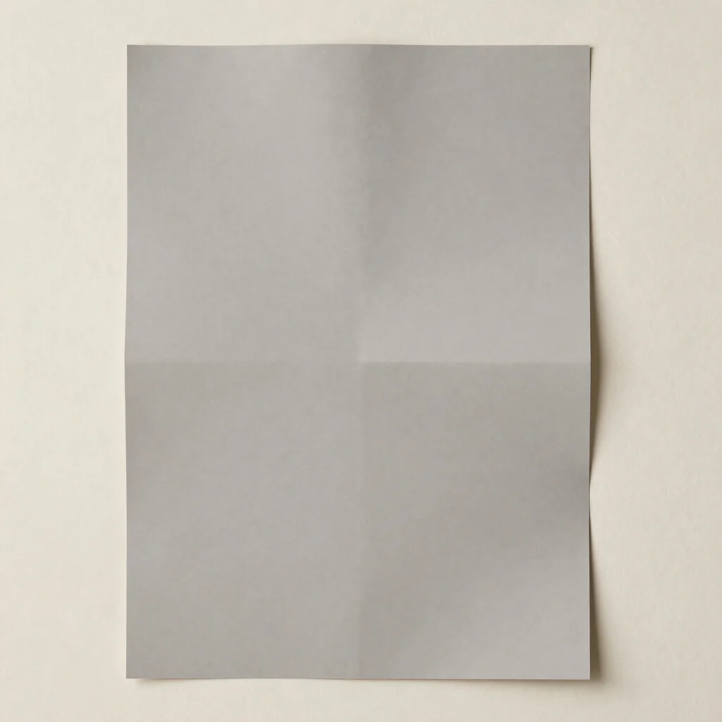 Minimal editorial photograph of a printed poster series on warm g